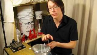 Basics of Home Brewing What is a strainer [upl. by Anierdna488]