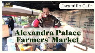 Interview【Market in London】 Jaramillo Cafe │Farmers Market Alexandra Palace London [upl. by Yesdnil]