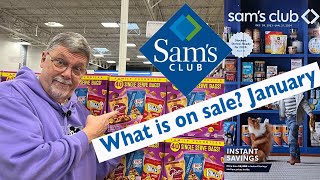 What you should BUY on sale at SAMS CLUB for JANUARY 2024 MONTHLY INSTANT SAVINGS amp LOWER PRICES [upl. by Ardnnaed]