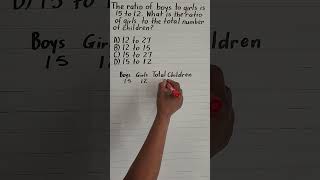 Solving Ratio Word Problem the Easy Way shorts [upl. by Hershel]