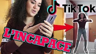 LA TIKTOKER INCAPACE PROVO DEI TIKTOK FAMOSI [upl. by Reddy]