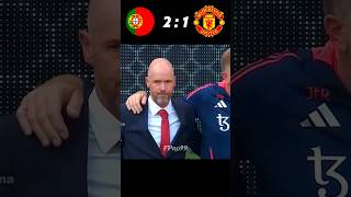 Cristiano Revenge Ten Hag  Portugal vs Manchester United Imaginery youtube shorts football [upl. by Zannini]