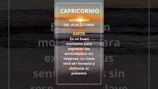 CAPRICORNIO HOROSCOPO DEL 10 DE OCTUBRE [upl. by Thebazile]