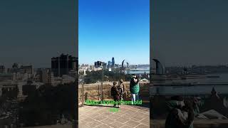 Baku Azerbaijan skyline from top of maiden tower [upl. by Courtnay]