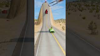 Funny Cars VS Thor Hammer Trap Hill Crush – BeamNGdrive [upl. by Eirovi]