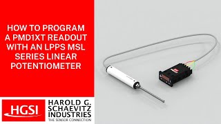 How to Program PMD1XT Readout with LPPS MSL Series Linear Potentiometer [upl. by Hunt]