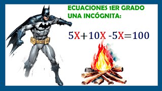 💥ECUACIONES DE PRIMER GRADO CON 1 INCOGNITA💥EJEMPLOS RESUELTOS💥FÁCIL Y SENCILLOS💥 [upl. by Eirameinna2]