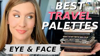 Travel Makeup  The BEST Mini amp Small Eyeshadow Palettes  Face Palettes [upl. by Marj]