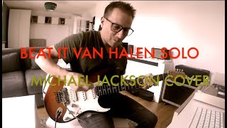 Beat It Van Halen Solo  Michael Jackson Cover  David bonilla [upl. by Godliman]