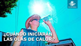 Olas de calor azotarán a México estos estados podrían superar los 40° [upl. by Fenelia]