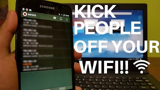 How to KICK People OFF YOUR WIFI Using ANDROID 2017  Wifikill amp NETCUT [upl. by Jonas]