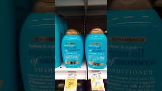 OGX Argan Oil of Morocco Shampoo and Conditioner Review and Price [upl. by Notyalc]