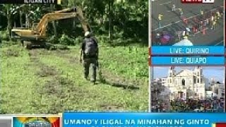 BP Umanoy iligal na minahan ng ginto sa bundok nadiskubre sa Iligan City [upl. by Annayar281]