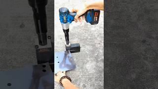 Wireless drilling machine photovoltaic purlin bracket drilling gun [upl. by Nyletac486]