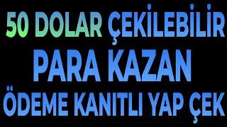 50 DOLAR ÇEKİLEBİLİR PARA KAZAN  ÖDEME KANITLI  BORSA AİRDROPU [upl. by Dickinson]