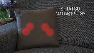 Shiatsu Massage Pillow  Portable Massager [upl. by Halonna]