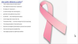 Are pink ribbons for breast cancer a joke [upl. by Tayib]