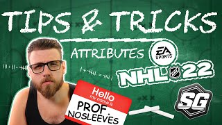 NHL 22 TIPS amp TRICKS ATTRIBUTES EXPLAINED [upl. by Mersey]