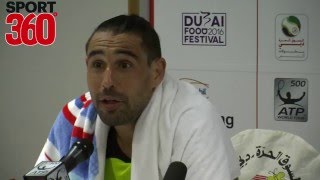 Marcos Baghdatis happy to get past inform Spaniard Roberto Bautista Agut [upl. by Sihonn]