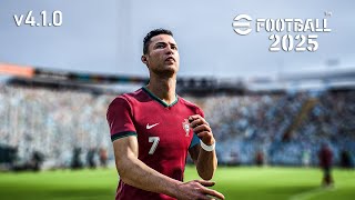 eFootball 2025  Poland v Portugal  v410  PC 2k [upl. by Nilekcaj]