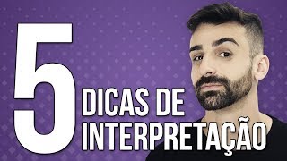 5 DICAS DE INTERPRETAÇÃO DE TEXTO  Prof Felipe Moraes [upl. by Lamej]