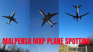 PLANE SPOTTING MXP MALPENSA AIRPORT  MILAN [upl. by Nojel889]