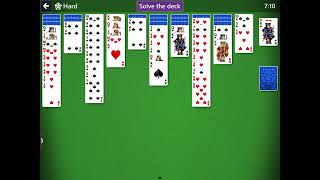 13 November 2024 Microsoft Solitaire challenge solution of tomorrow’s game spider تحدي سوليتير غدا [upl. by Nohs]