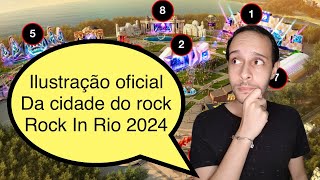 Rock In Rio 2024  Ilustração oficial da Cidade do Rock [upl. by Tad563]