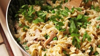 Recipe of Easy One Pot No Knife Lighter Tuna Noodle Casserole [upl. by Anwahsak]