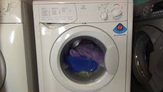 Indesit WI101  Very Deep Final Rinse [upl. by Zedekiah]