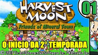 Harvest Moon Friends of Mineral Town  01  O começo da 2° temporada [upl. by Kakalina]