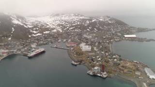 Port of Honningsvag Norway [upl. by Yrad]