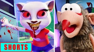 Creepy TALKING ANGELA Scares Shivers [upl. by Ahsircal]