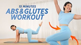 15 min Pilates Abs amp Glute Workout  Pilates for Beginners to Transform Your Core amp Lift Your Booty [upl. by Gere]