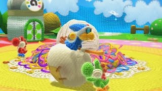 Yoshis Woolly World 100 Walkthrough Part 1  World 1 [upl. by Illib]