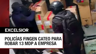 Falso cateo de policías ministeriales a empresa de Tlalnepantla termina en robo de 13 mdp [upl. by Eimerej969]