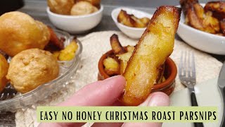 Easy Roast Parsnips without Honey Christmas Vegan [upl. by Zetram]