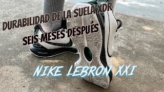 Nike Lebron XXI XDR Conchiolin ¡Cómo rinde la suela XDR tras 6 meses [upl. by Spiers141]