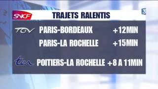 La SNCF modifie 25 des horaires des trains [upl. by Nivahb]