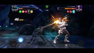 MCoC Stealthy w scorpion vs R3 Bullseye on node 49 stunning reflection polka dot power [upl. by Ahsienroc]