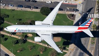 Emergency crash landing American Air Boeing 777 at Montijo Airport [upl. by Elexa]