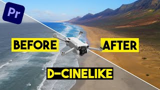 DCinelike Color Grade in SECONDS  Adobe Premiere Pro [upl. by Harobed]