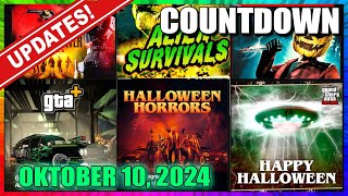 24 Hours Countdown New GTA Updates amp HALLOWEEN Events Coming Soon  GTA 5 Online [upl. by Yodlem]