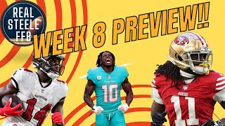 Week 8 Preview Injuries Risers and Fallers Fantasy Football 2024 [upl. by Carmella]