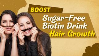 BIOTIN DRINK For Hair Growth  BIOTIN Drink for Healthy Hair Skin amp Nails wellnessity [upl. by Geri]