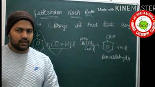 GATTERMANN KOCH REACTION  NAME REACTION  TRICK BHARAT PANCHAL SIR [upl. by Sampson]