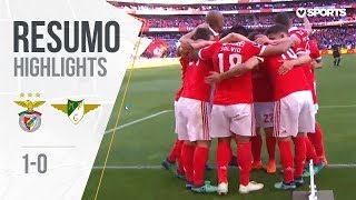 Highlights  Resumo Benfica 10 Marítimo Liga 1718 34 [upl. by Ycart289]