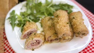 PRONTI IN 5 MINUTI  INVOLTINI DI LONZA IMPANATI AL FORNO 🤩 Ricetta FACILISSIMA [upl. by Anali913]