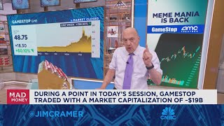 Jim Cramer talks GameStops valuation [upl. by Remos]