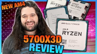 New AMD Ryzen 7 5700X3D CPU Review amp Benchmarks vs 5800X3D amp More [upl. by Aihseit]